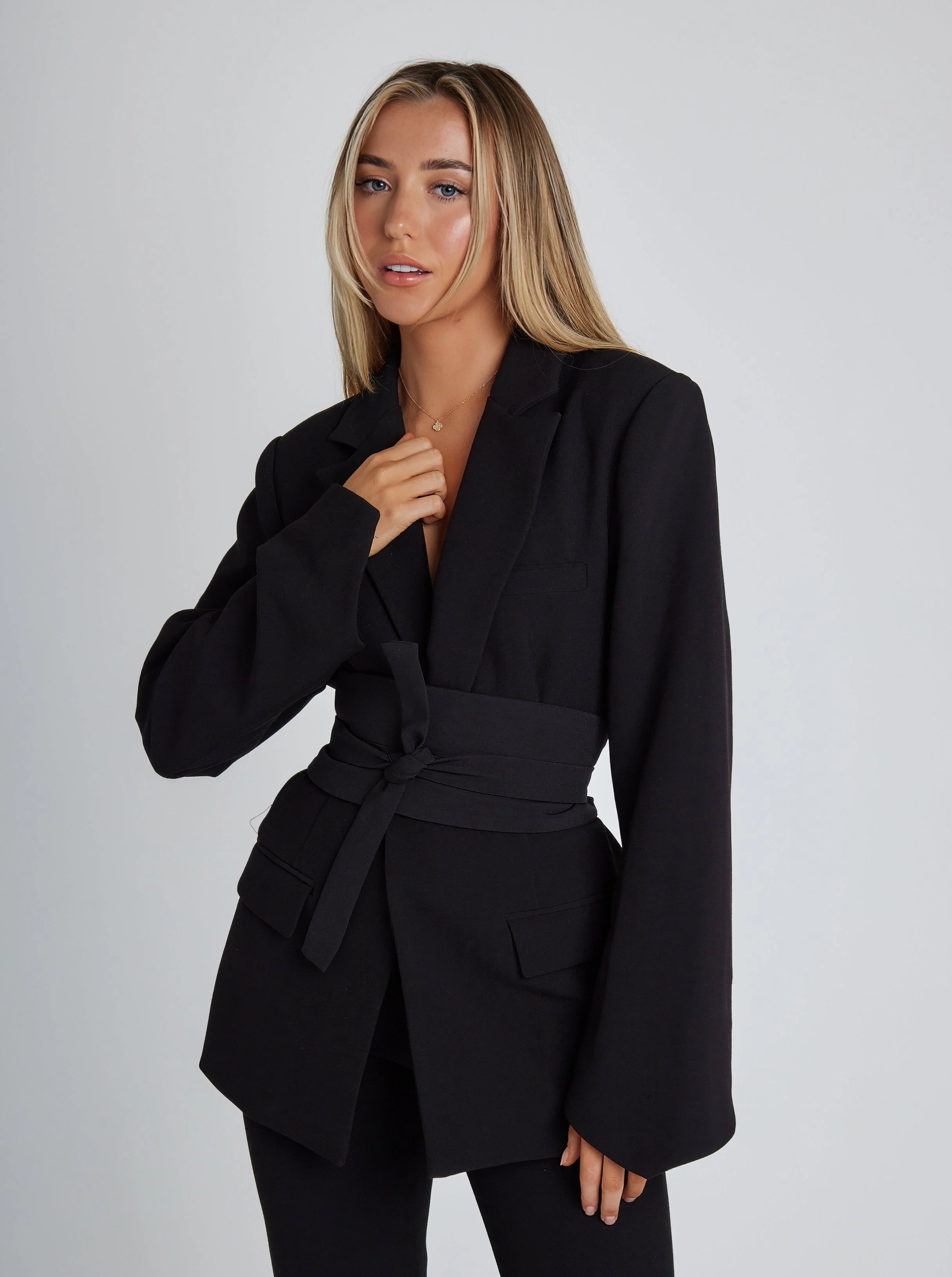 La Connecto | Stijlvolle Blazer Met Band